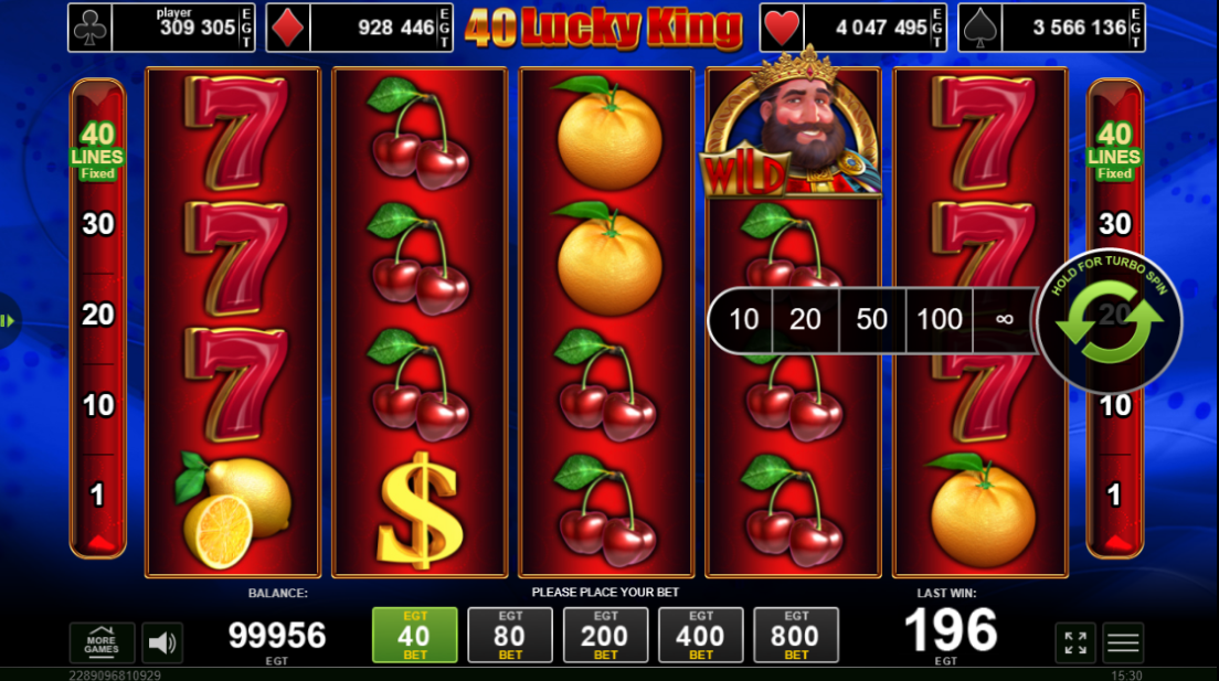 Avantajele și dezavantajele 40 Lucky King Slot