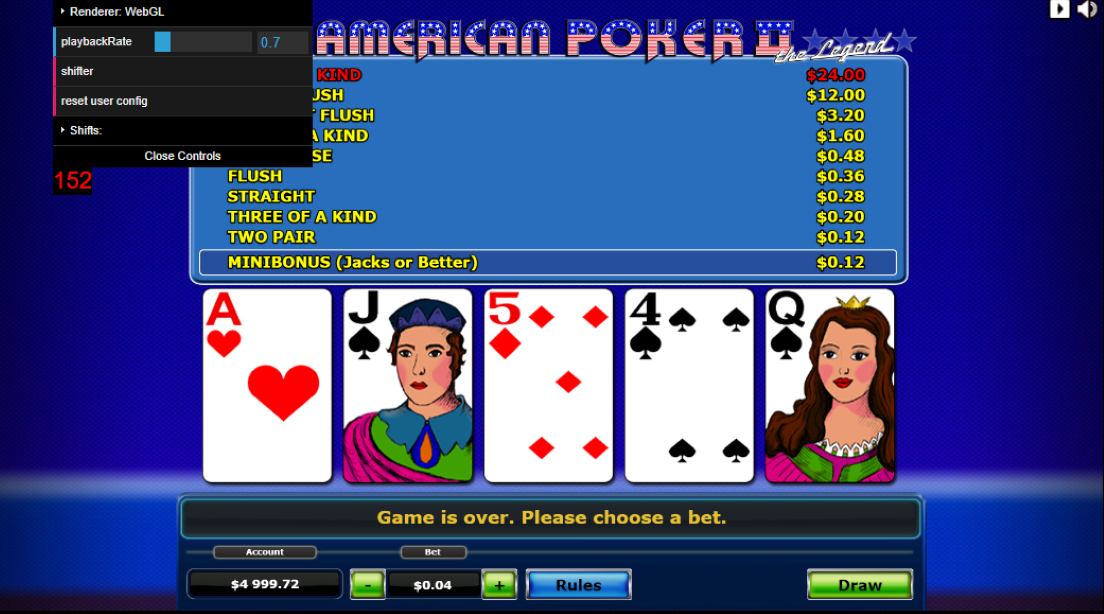 Beneficii și dezavantaje ale slotului American Poker