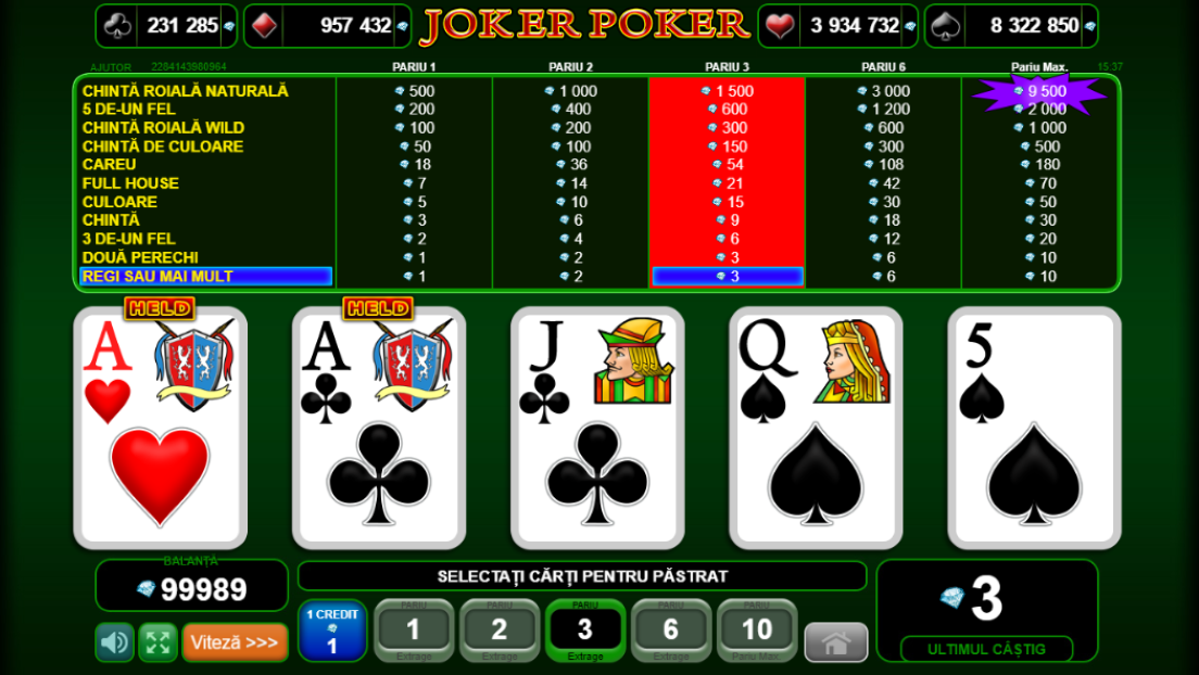 Strategii Pentru a Câștiga în Joker Poker Slot