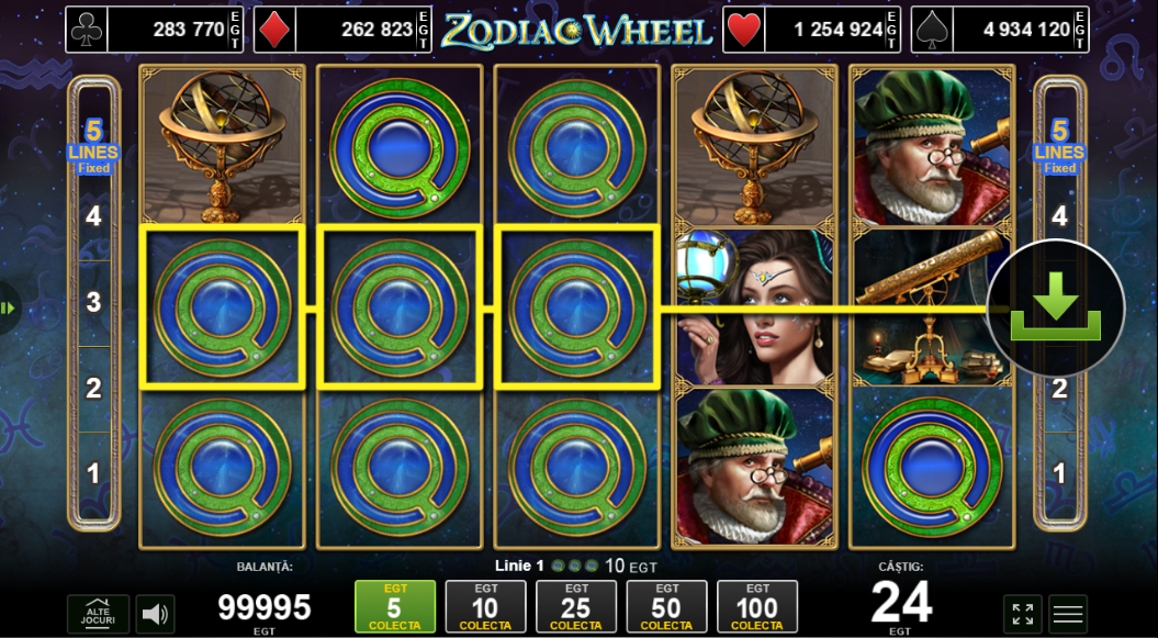 Zodiac Wheel: Experiența avansată a jocurilor cu slotur